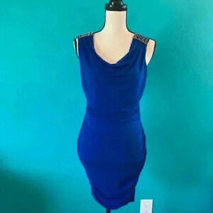 ⭐️ Sweet storm body con blue dress in size large